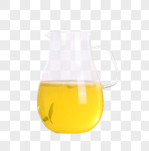 玻璃茶壶柠檬茶图片
