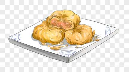 安徽特色美食徽州烧饼图片素材_免费下载_ps
