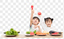 儿童健康饮食图片