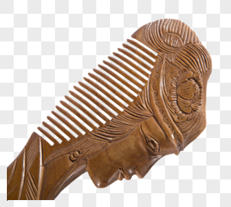 木质梳子木梳素材