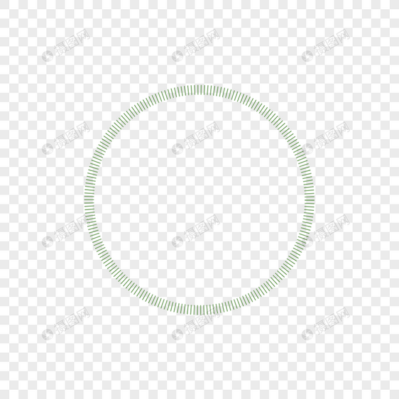 绿色简约圆圈图片