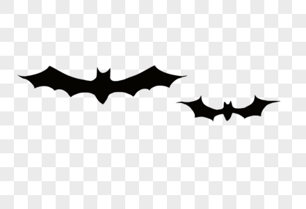 蝙蝠黑色恐怖素材高清图片