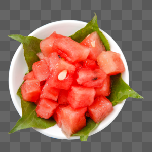 新鲜西瓜片高清图片西瓜切块素材