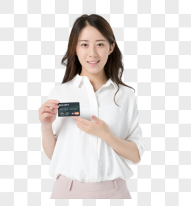 商务女性信用卡图片