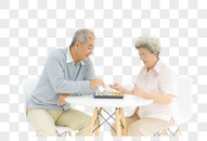 老年人下棋图片