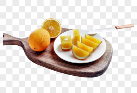橘子健康脐橙汁高清图片