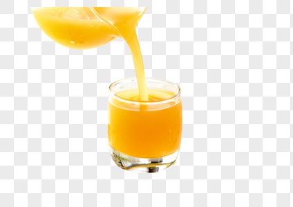 倒新鲜的芒果汁高清图片