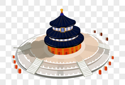 天坛公园路标图片