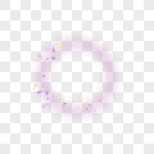 紫色装饰圆环图片