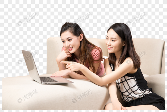 闺蜜女性生活玩电脑图片