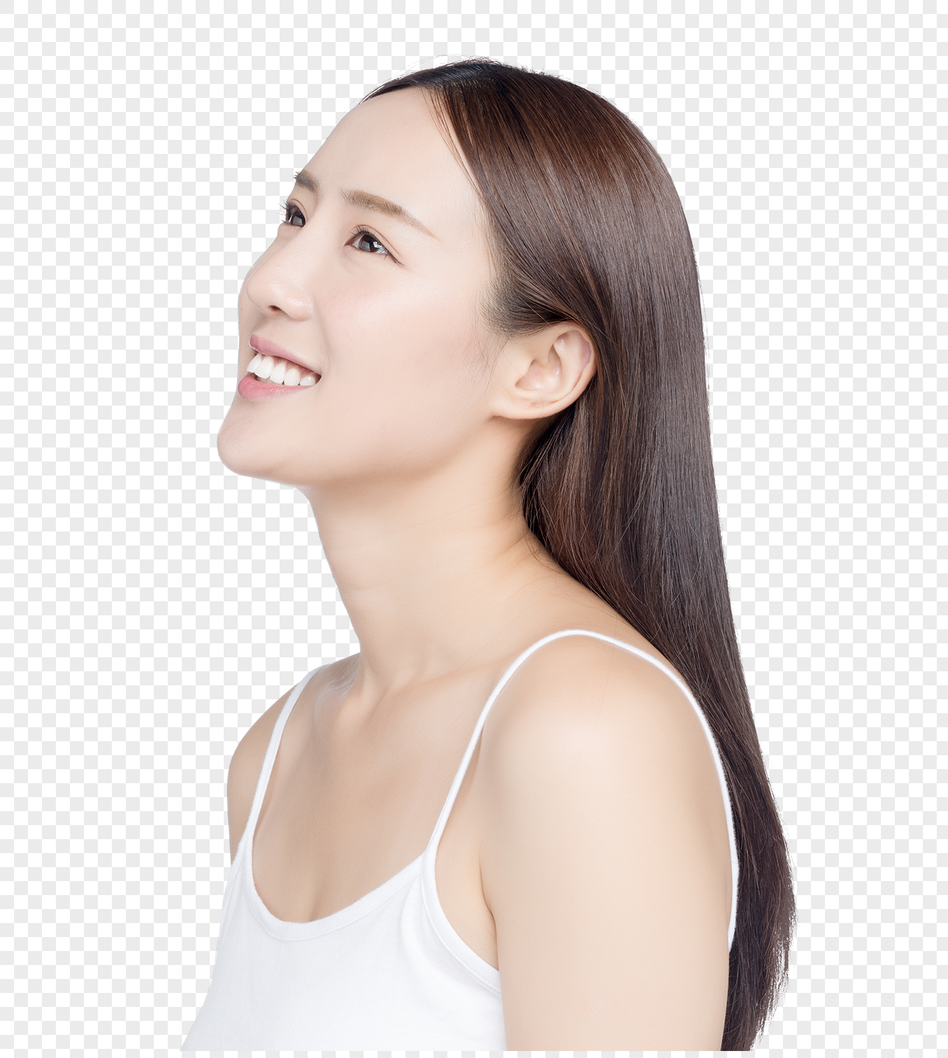 美容女性面部形象元素素材png格式_设计素材免费下载_vrf高清图片