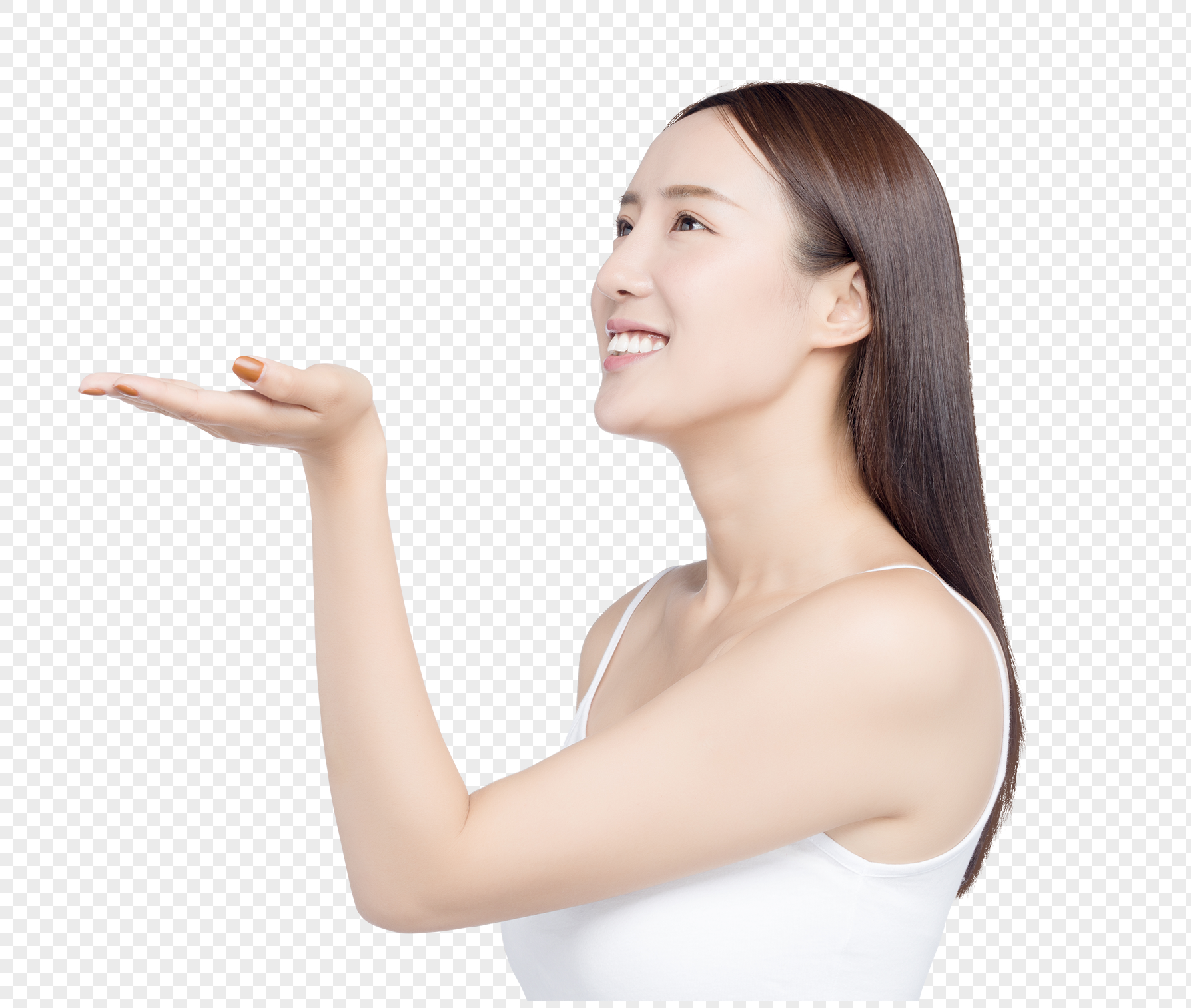 美女美容产品展示元素素材png格式_设计素材免费下载_vrf高清图片