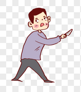 更新于:2023-07-17拿刀的男人手图片卡通人物拿刀图片卡通女子拿刀扎