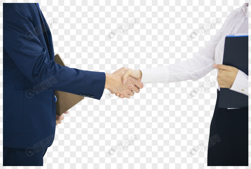 顾客汽车销售员与顾客握手图片