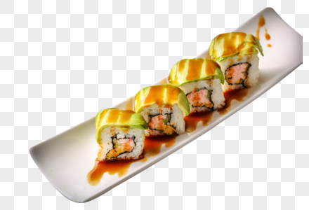 寿司饭卷图片