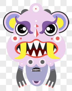 年兽高清图片中国风客厅装饰画沙发电视背景墙高清图片新中式黑白水墨