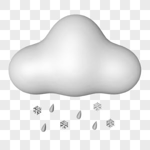 C4D天气小图标图片