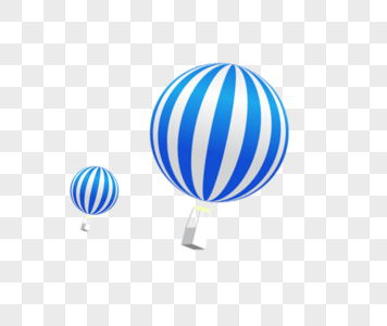 糖果色的热气球高清图片