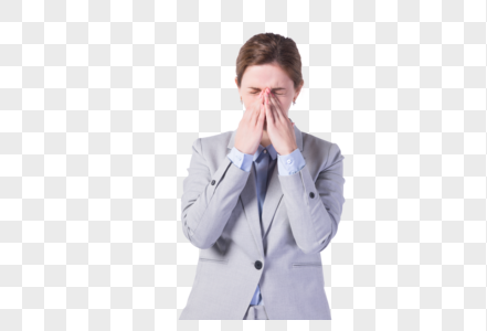 生病憔悴疲惫图片