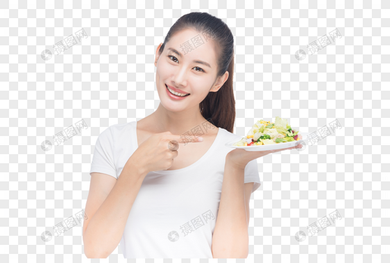 美女减肥健康饮食图片