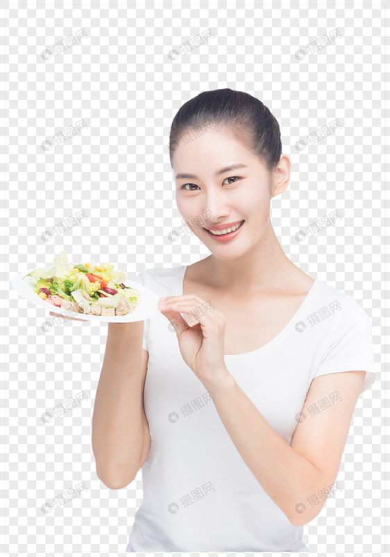 美女减肥健康饮食图片