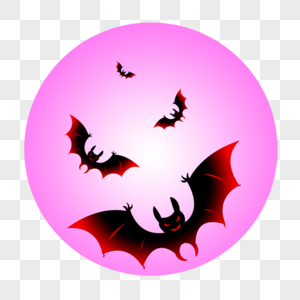 粉色蝙蝠图片