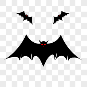 万圣节蝙蝠素材恶魔高清图片