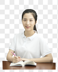 女学生高考复习图片