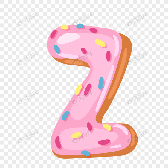 甜甜圈英文字母Z图片