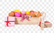 复活节惊喜篮子彩蛋礼物图片