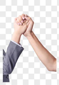 商务合作职业男女性握手图片