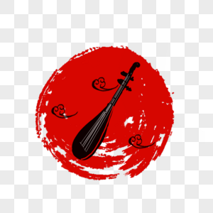 琵琶图标图片素材