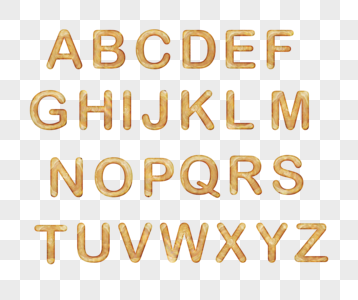 26个英文大写字母木头图片