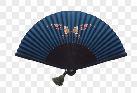 中国风手持扇子装饰素材图片