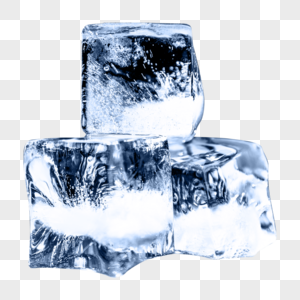 冰爽冰块元素图片