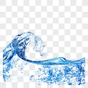 透明水滴和水元素高清图片