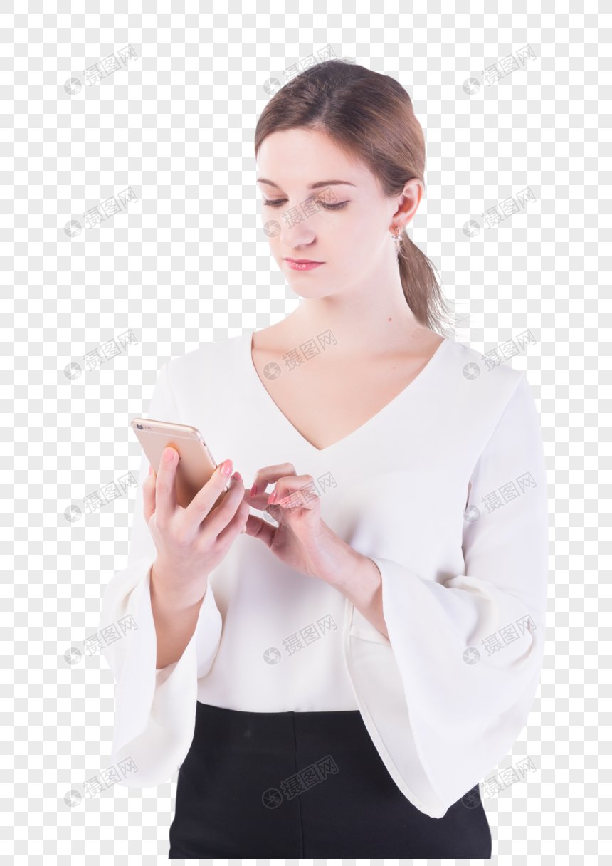 在玩智能手机的外国女性元素素材下载 正版素材 摄图网 在玩智能手机的外国女性元素素材下载 正版素材 摄图网
