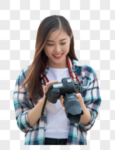 旅行女孩相机图片