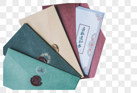 黑白條紋创意信封素材