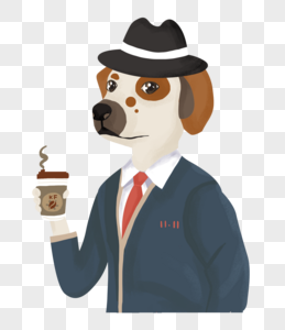 单身狗绅士咖啡高清图片