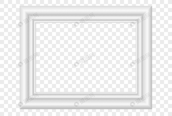 白色立体欧式相框图片