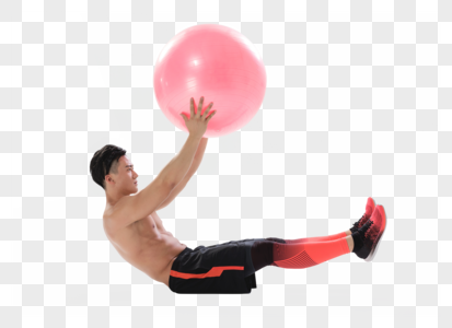 瑜伽球动作图片