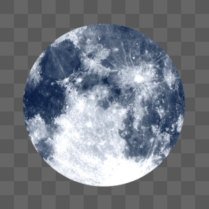 月球中的恒星高清图片