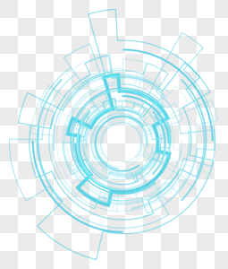 夜光蓝色科技线条图片