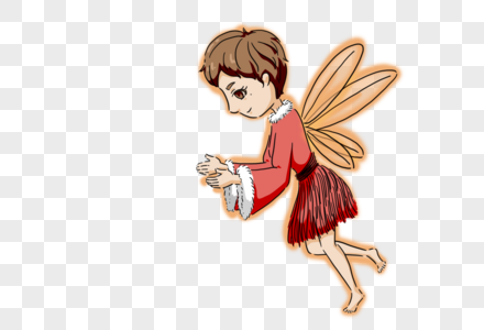 祈福小精灵图片素材