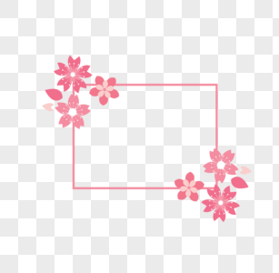 樱花瓣矢量素材图片