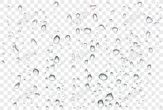 水珠雨水元素图片