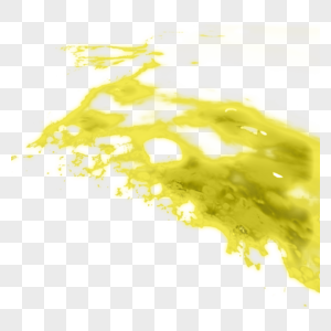 黄色荧光元素图片