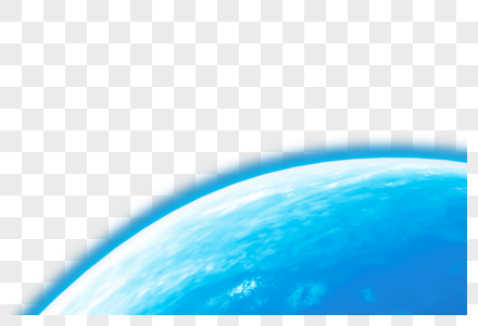 地球表面蓝色球科技高清图片
