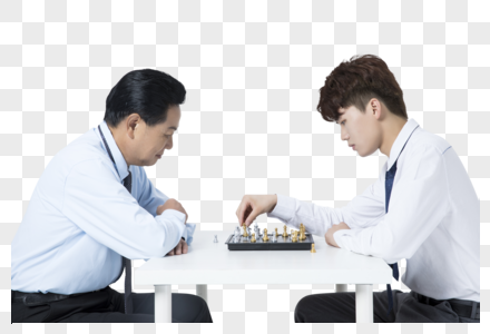 商务人士下棋图片